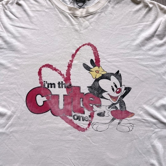 1993 Animaniacs Vintage Single Stitch Warner Bros Single Stitch Tee Size XL - Picture 2 of 9